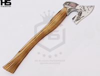 The Real American I: Camping Axe with Leather Sheath in Just $69-Functional Viking Axe
