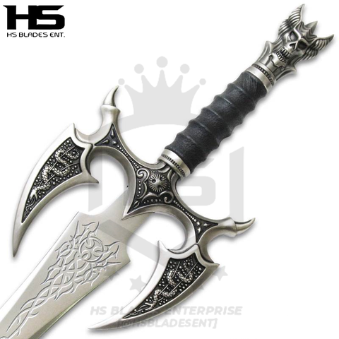 37" Kilgorin Sword Reissue (Spring Steel & D2 Steel Battle Ready Versions are Available) with Wall Plaque-Low Polish