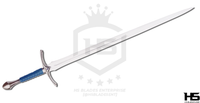 Battle Ready Glamdring Sword is functional real longsword that is tempered and heat treated