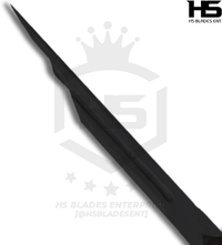30" Handle Shard of Narsil Sword in Just $66 (Battle Ready Spring Steel & D2 Steel Available) of King Isildur from Lord of The Rings with Plaque and Sheath-Black