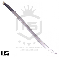 38" Hadhafang Sword of Arwen in Just $88 (Battleready Spring Steel & D2 Steel versions are Available) The Queen of Middle Earth from Lord of The Rings-Black