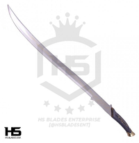 38" Hadhafang Sword of Arwen in Just $88 (Battleready Spring Steel & D2 Steel versions are Available) The Queen of Middle Earth from Lord of The Rings-Black