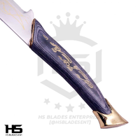 38" Hadhafang Sword of Arwen in Just $88 (Battleready Spring Steel & D2 Steel versions are Available) The Queen of Middle Earth from Lord of The Rings-Black