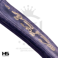 38" Hadhafang Sword of Arwen in Just $88 (Battleready Spring Steel & D2 Steel versions are Available) The Queen of Middle Earth from Lord of The Rings-Black