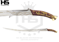 38" Hadhafang Sword of Arwen in Just $99 (Battleready Spring Steel & D2 Steel versions are Available) The Queen of Middle Earth from Lord of The Rings-ORGEX