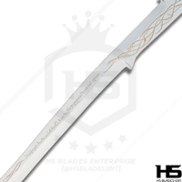 38" Hadhafang Sword of Arwen in Just $77 (Battleready Spring Steel & D2 Steel versions are Available) The Queen of Middle Earth from Lord of The Rings