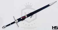 Black Strider Ranger Sword in Just $88 (Battle Ready Spring Steel & D2 Steel Available) of Aragorn from Lord of The Rings with Plaque and Scabbard-LOTR Swords