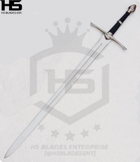 Black Strider Ranger Sword in Just $88 (Battle Ready Spring Steel & D2 Steel Available) of Aragorn from Lord of The Rings with Plaque and Scabbard-LOTR Swords