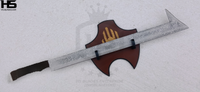 Uruk Hai Scimitar Sword in Just $59 (Battle Ready Spring Steel, Damascus & D2 Steel Versions are also Available) from Lord of The Rings with Plaque