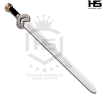 38" Black Herugrim Sword of King Theoden (Spring Steel & D2 Steel Battle Ready Versions are also Available) The King of Rohan from Lord of The Rings