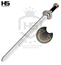 38" Black Herugrim Sword of King Theoden (Spring Steel & D2 Steel Battle Ready Versions are also Available) The King of Rohan from Lord of The Rings