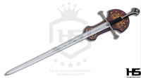 45" Anduril Narsil Sword in Just $88 (Battleready Spring Steel & D2 Steel Available) of King Aragorn II Elessar from Lord of The Rings w/ Plaque