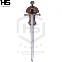 45" Anduril Sword of King Aragorn in Just $88 (Spring Steel & D2 Steel versions are Available) from Lord of The Rings Swords-LOTR Swords