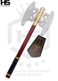 Gold Plated Gimli Battle Axe from Lord of The Rings in Just $99 Available in Display & Battleready versions