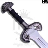 40" Black Handgrip Sword of Eowyn (Spring Steel & D2 Steel Battle Ready Versions are also Available) The Princess of Kingdom of Rohan from Lord of The Rings