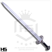 40" Black Handgrip Sword of Eowyn (Spring Steel & D2 Steel Battle Ready Versions are also Available) The Princess of Kingdom of Rohan from Lord of The Rings