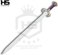 40" Handgrip Sword of Eowyn (Spring Steel & D2 Steel Battle Ready Versions are also Available) The Princess of Kingdom of Rohan from Lord of The Rings-Red