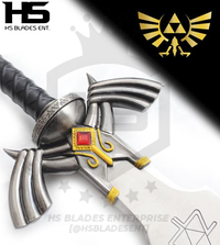 42" Link Master Sword (Spring Steel & D2 Steel Battle Ready Version are available) with Plaque & Scabbard from The Legend of Zelda-BW
