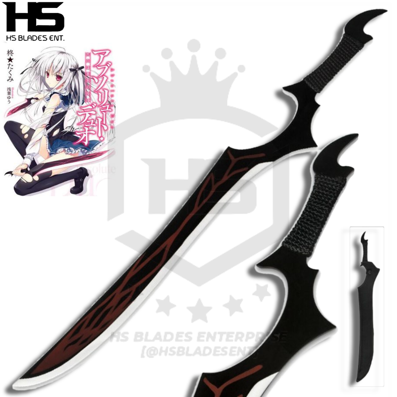 28" Twin Blade Sword of Julia Sigtuna in Just $88 (Spring Steel & D2 Steel Versions are available) from Absolute Duo
