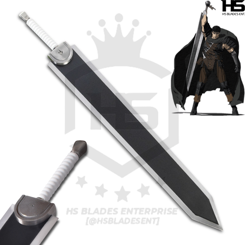 45" Dragon Slayer Sword of Guts in $99 (BR D2 & Japanese Steel are also available) from The Berserker Swords