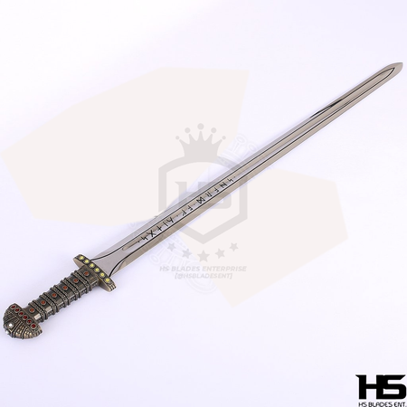 39" Full Tang Viking King Sword  (Spring Steel & D2 Steel are available) of Ragnar & Bjorn Ironside from The Vikings-Functional Viking Sword