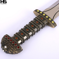 39" Full Tang Viking King Sword  (Spring Steel & D2 Steel are available) of Ragnar & Bjorn Ironside from The Vikings-Functional Viking Sword