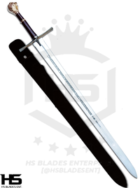 45" Rhindon Sword of High King Peter in $88 (Spring Steel & D2 Steel Battle ready Available) from Chronicles of Narnia-Silver Plated | Narnia Sword