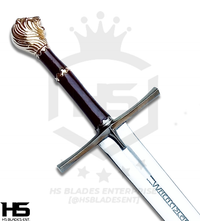 45" Rhindon Sword of High King Peter in $88 (Spring Steel & D2 Steel Battle ready Available) from Chronicles of Narnia-Silver Plated | Narnia Sword