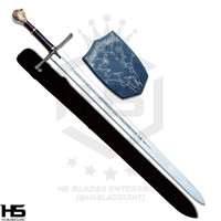45" Rhindon Sword of High King Peter in $88 (Spring Steel & D2 Steel Battle ready Available) from Chronicles of Narnia-Silver Plated | Narnia Sword