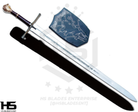 45" Rhindon Sword of High King Peter in $88 (Spring Steel & D2 Steel Battle ready Available) from Chronicles of Narnia-Silver Plated | Narnia Sword