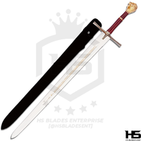 43" Rhindon Sword of High King Peter in just $88 (Spring Steel & D2 Steel also Available) from Chronicles of Narnia-Gold Plated | Narnia Sword