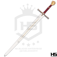 43" Rhindon Sword of High King Peter in just $88 (Spring Steel & D2 Steel also Available) from Chronicles of Narnia-Gold Plated | Narnia Sword