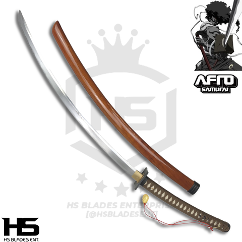 Afro Samurai Katana Sword of of Afro in Just $88 (Japanese Steel is also Available) from Afro Samurai | Japanese Samurai Sword