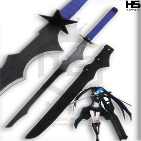 38" Crooked Sword of Black Rock Shooter in Just $88 (Japanese Steel & Spring Steel Battle Ready Versions are also available) from Black Rock Shooter