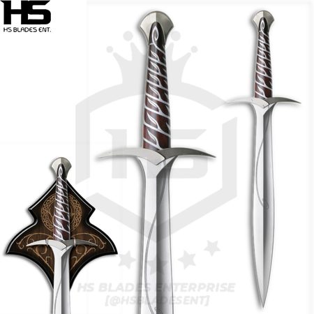 22" Sting Sword of Bilbo Baggins in just $69 (Battle Ready D2 Steel & Spring Steel Versions Available) with Plaque from The Hobbit-The Hobbit Swords