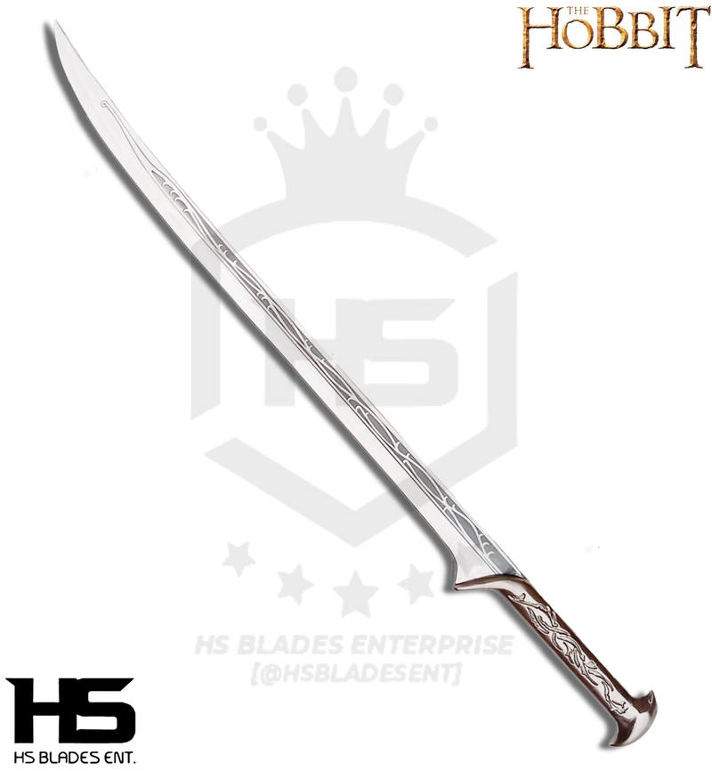 38" Sword of Thranduil (Spring Steel & D2 Steel Battle Ready Versions are also Available) The Elven King from The Hobbit