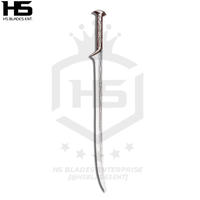 38" Sword of Thranduil (Spring Steel & D2 Steel Battle Ready Versions are also Available) The Elven King from The Hobbit