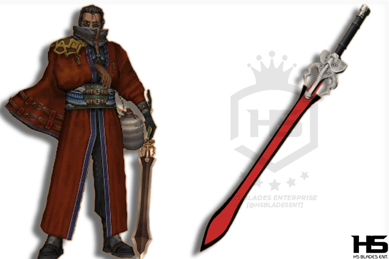 42" Beastmaster Sword in Just $99 (Spring Steel & D2 Steel Battle Ready Versions are Available) of Auron from Final Fantasy