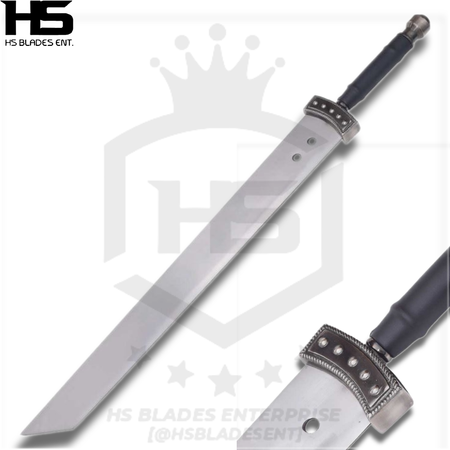 Cloud Buster Sword Mini in Just $49 (Battle Ready D2 Steel, Damascus is also Available) from Final Fantasy | Buster Mini Sword | Cloud Mini Buster Sword Final Fantasy Sword