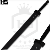 Cloud Buster Sword Mini in Just $49 (Battle Ready D2 Steel, Damascus is also Available) from Final Fantasy | Buster Mini Sword | Cloud Mini Buster Sword Final Fantasy Sword