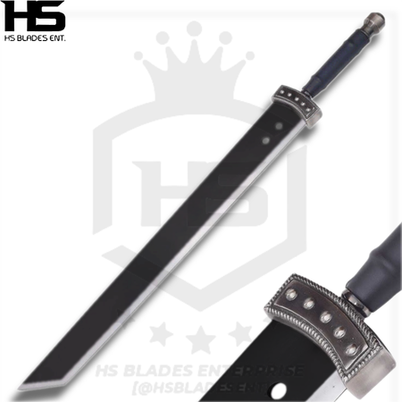 Cloud Buster Sword Mini in Just $49 (Battle Ready D2 Steel, Damascus is also Available) from Final Fantasy | Buster Mini Sword | Cloud Mini Buster Sword Final Fantasy Sword