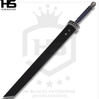 Cloud Buster Sword Mini in Just $49 (Battle Ready D2 Steel, Damascus is also Available) from Final Fantasy | Buster Mini Sword | Cloud Mini Buster Sword Final Fantasy Sword