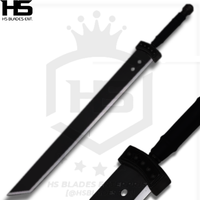 Cloud Buster Sword Mini in Just $49 (Battle Ready D2 Steel, Damascus is also Available) from Final Fantasy | Buster Mini Sword | Cloud Mini Buster Sword Final Fantasy Sword