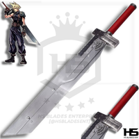 42" Cloud's Split Joint Fusion Buster from Final Fantasy-Red | Cloud Buster | Final Fantasy Sword