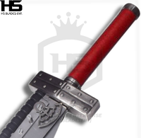 42" Cloud's Split Joint Fusion Buster from Final Fantasy-Red | Cloud Buster | Final Fantasy Sword