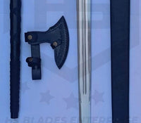 Full Tang Viking Sword The Godfred Sword & The Black Raven Ragnar Axe