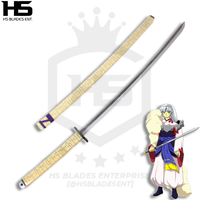 Bakusaiga Katana Sword of Sesshoumaru in Just $88 (Japanese Steel is also Available) from InuYasha-Dull White | Japanese Samurai Sword