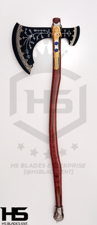 1:1 Full Scale Leviathan Axe of Kratos from God of War Axe (BR D2 & Damascus Steels available)