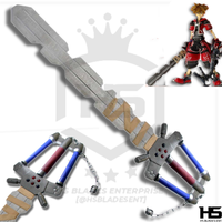 Sora Fenrir Keyblade Sword of Sora in Just $77 (Battle Ready Spring Steel, Damascus & D2 Steel Versions are also Available) from Kingdom Hearts-Kingdom Heart Replica Swords