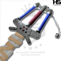 Sora Fenrir Keyblade Sword of Sora in Just $77 (Battle Ready Spring Steel, Damascus & D2 Steel Versions are also Available) from Kingdom Hearts-Kingdom Heart Replica Swords